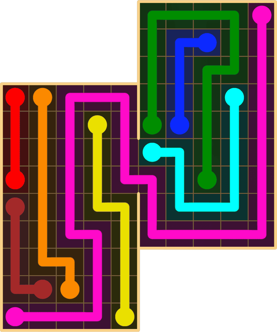 Flow Free 8849 Solution