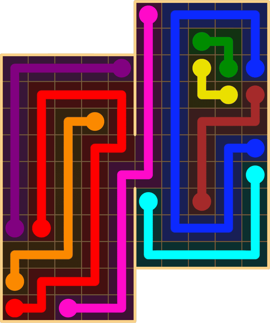 Flow Free 8857 Solution