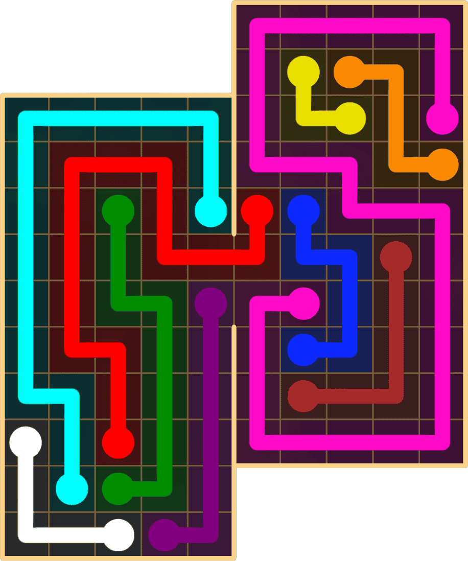 Flow Free 8858 Solution