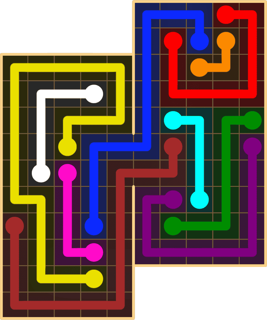 Flow Free 8861 Solution