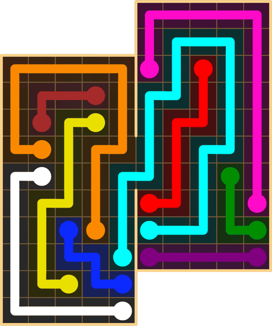 Flow Free 8862 Solution