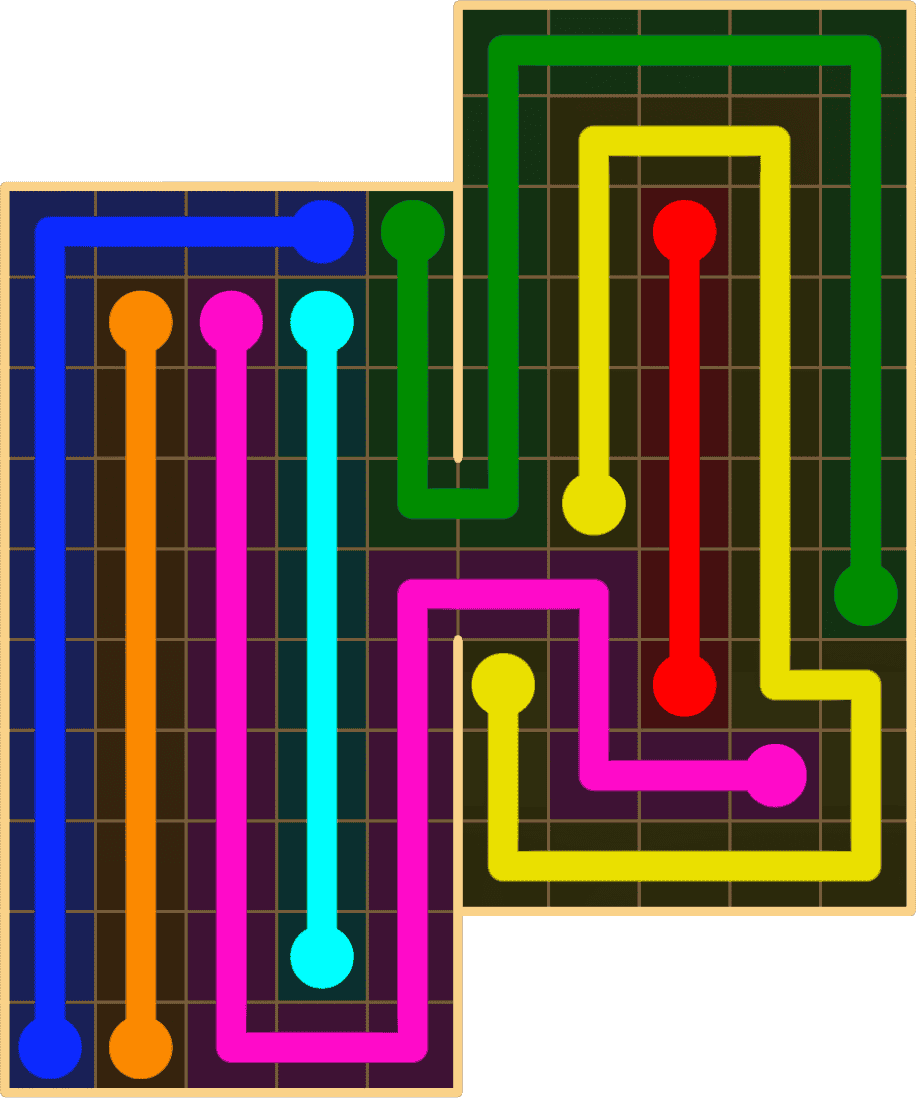 Flow Free 8865 Solution