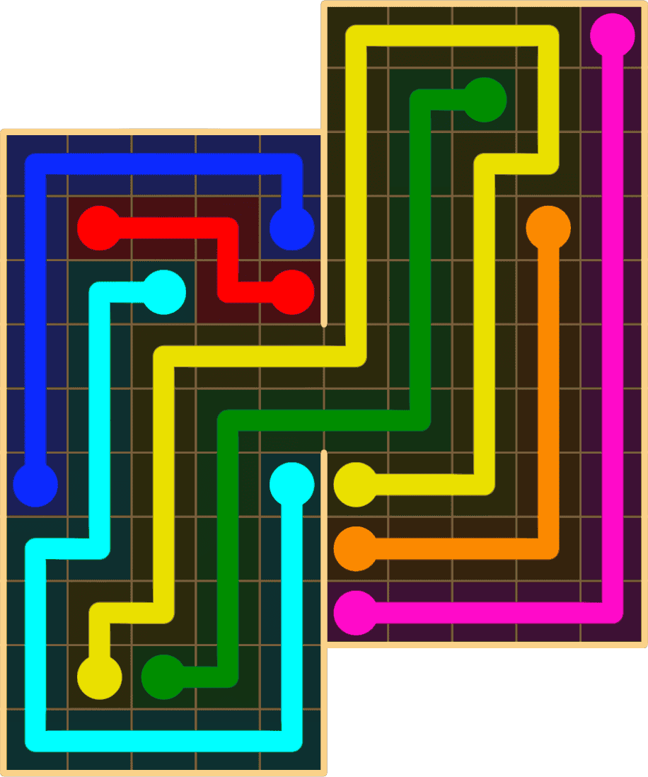 Flow Free 8868 Solution