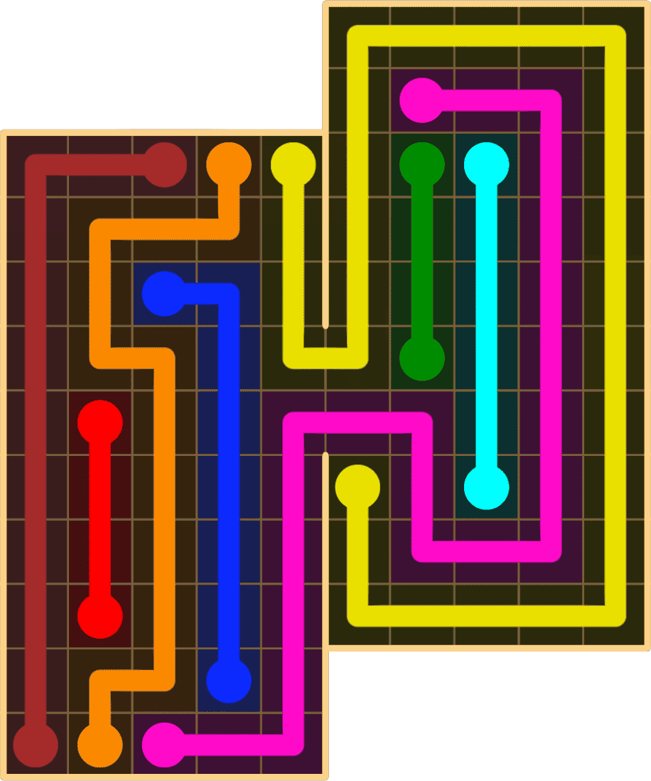 Flow Free 8875 Solution