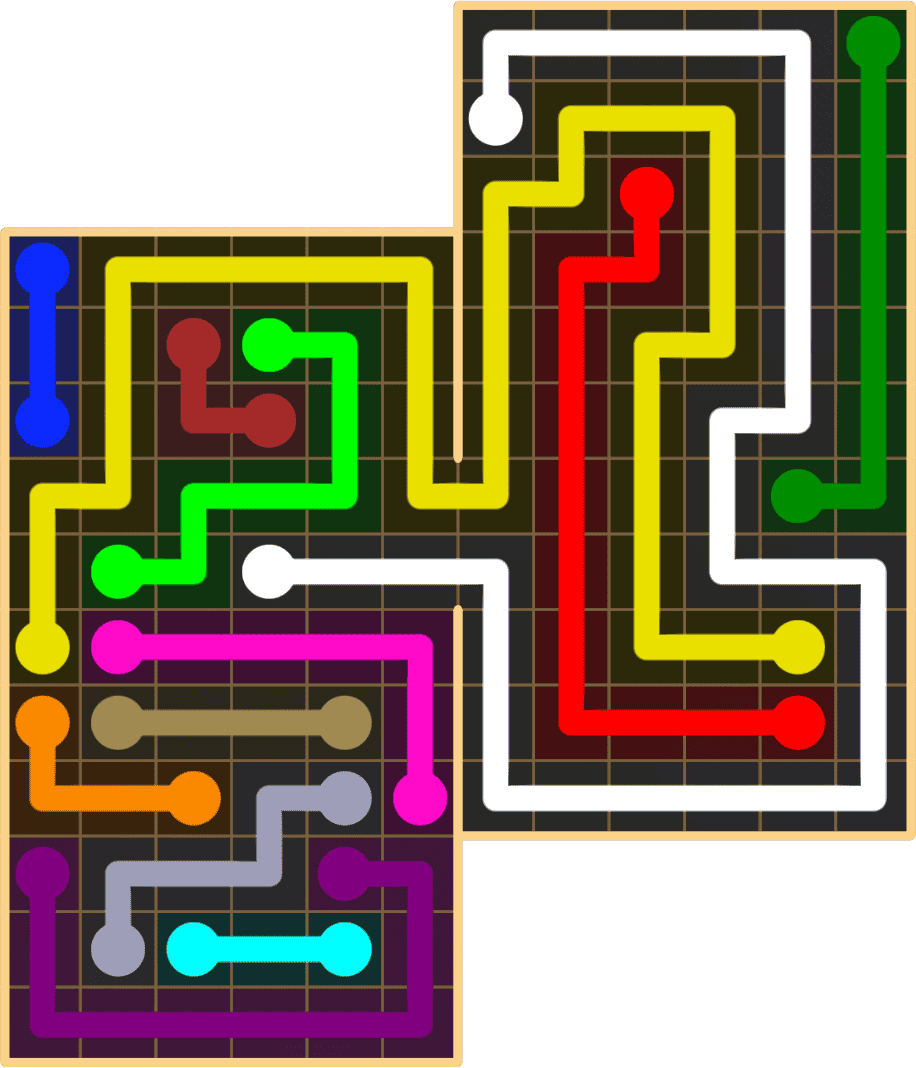 Flow Free 8896 Solution