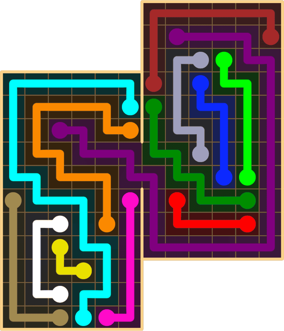 Flow Free 8897 Solution