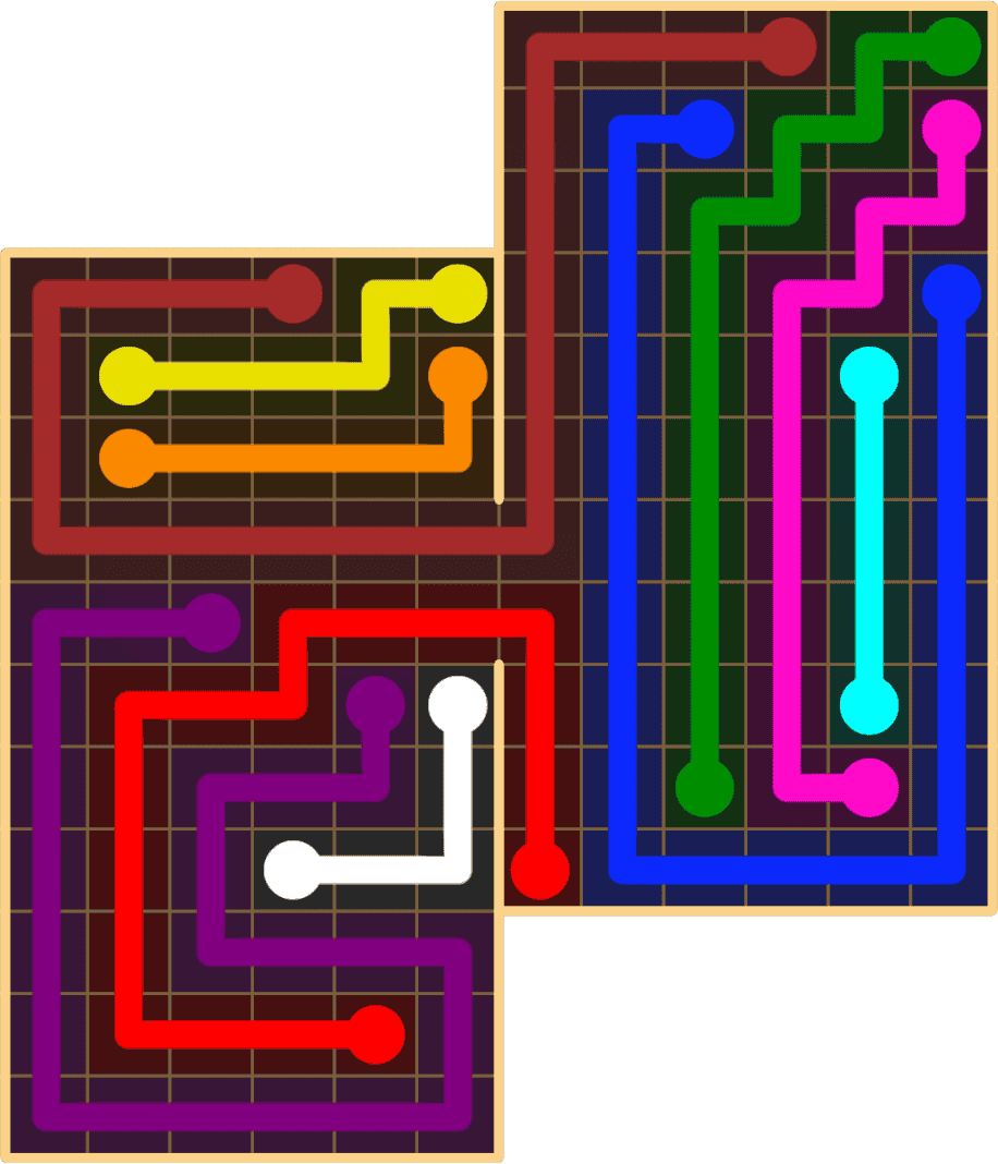 Flow Free 8898 Solution