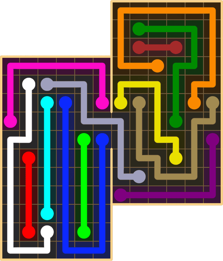 Flow Free 8909 Solution