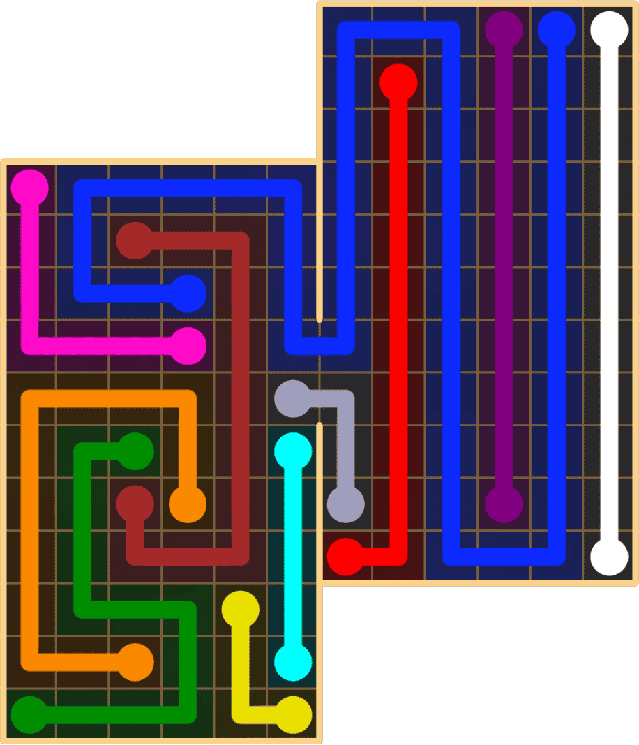 Flow Free 8910 Solution