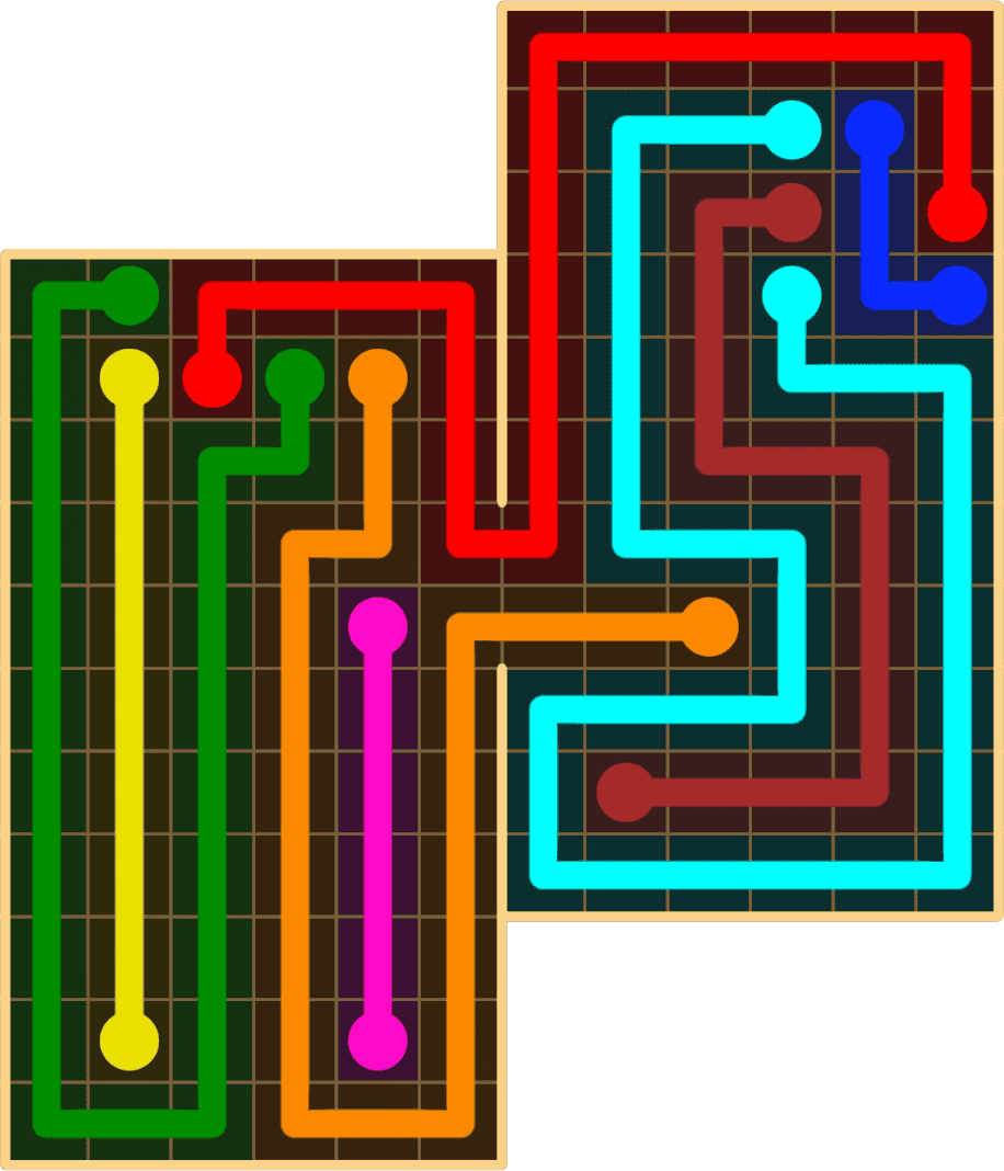 Flow Free 8882 Solution