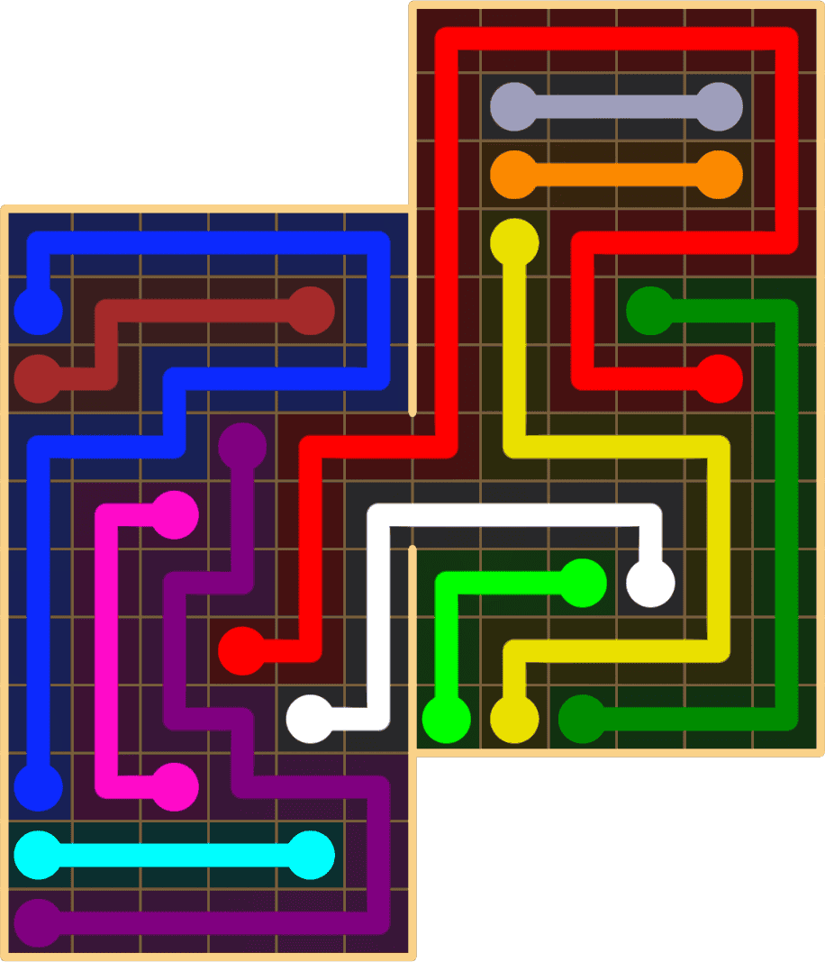 Flow Free 8885 Solution