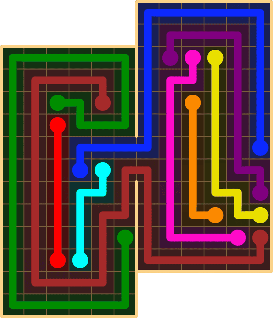 Flow Free 8911 Solution