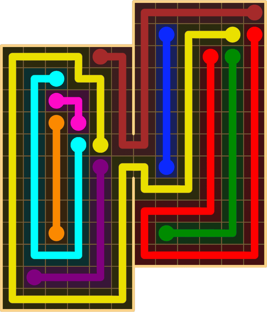 Flow Free 8913 Solution