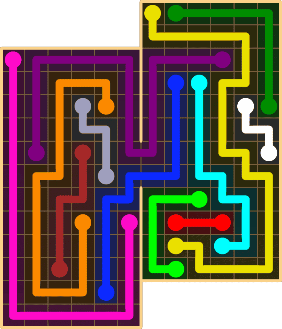 Flow Free 8914 Solution