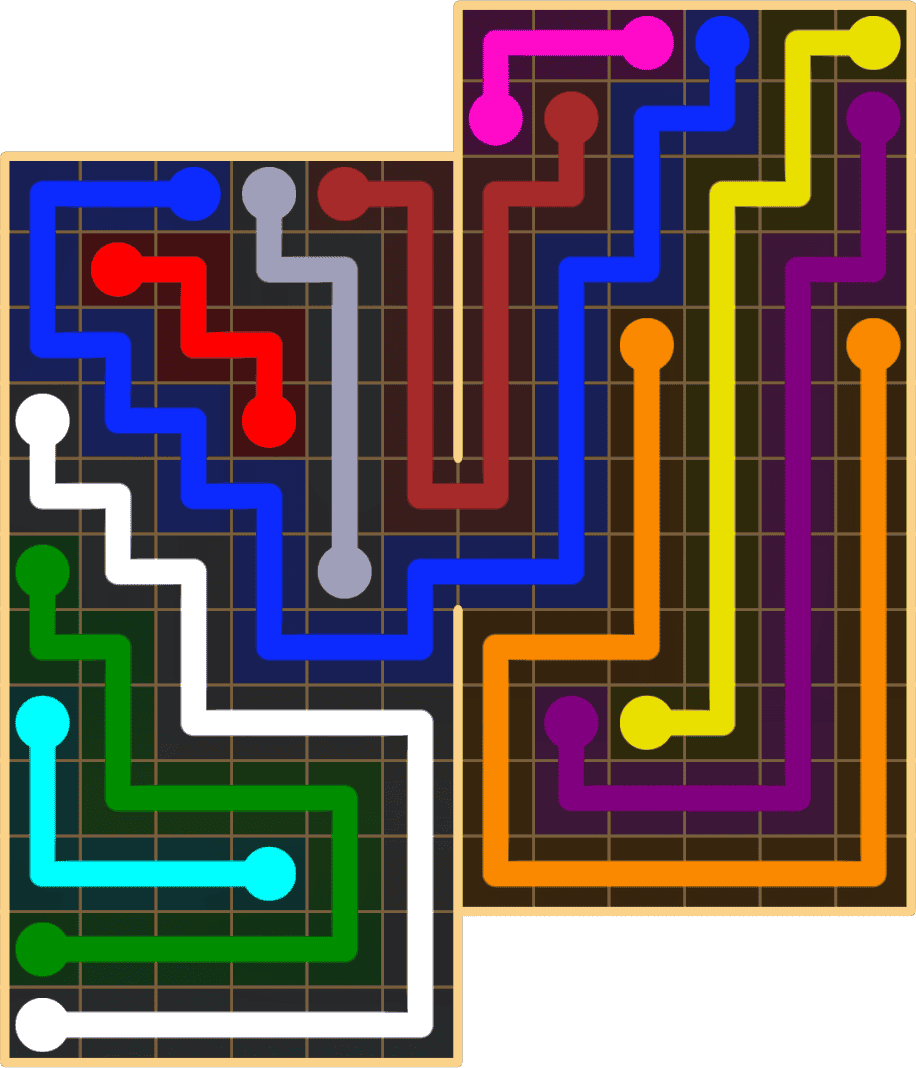 Flow Free 8916 Solution