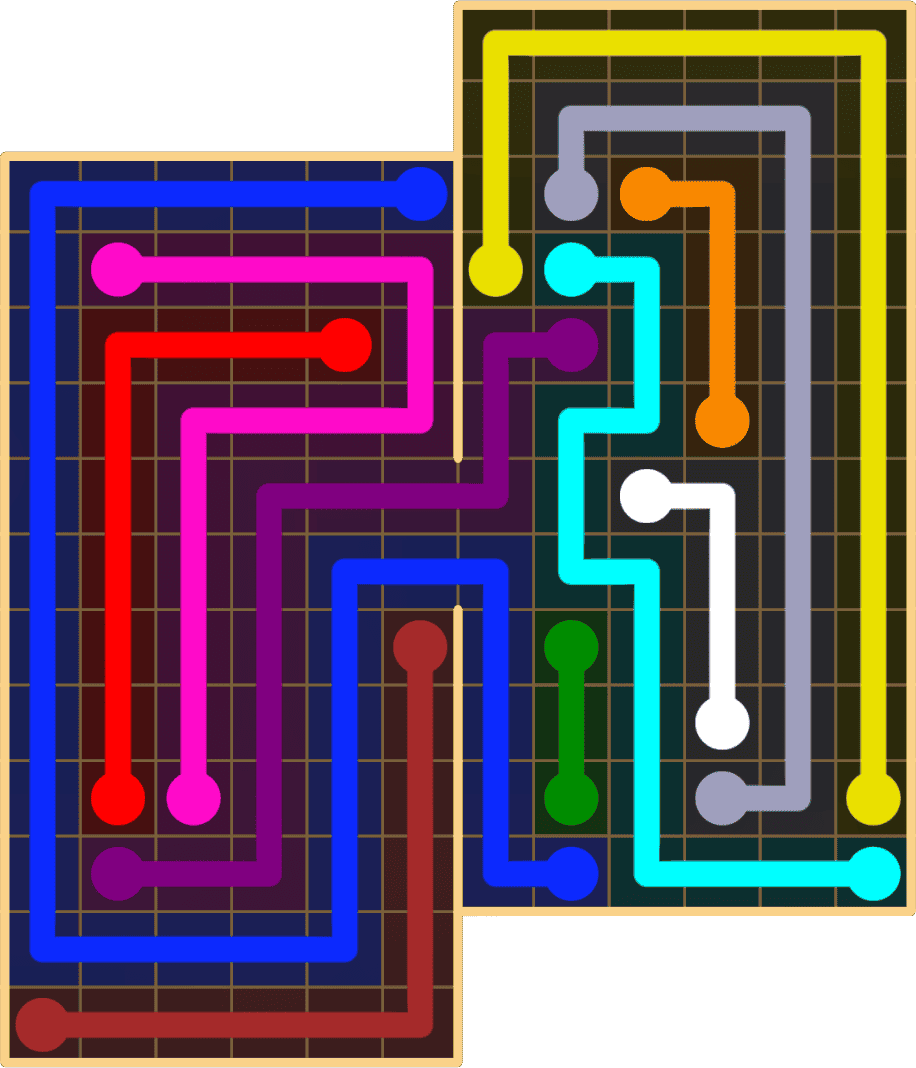 Flow Free 8918 Solution