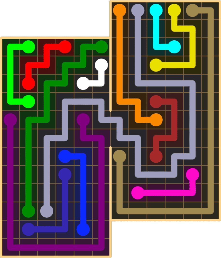 Flow Free 8920 Solution