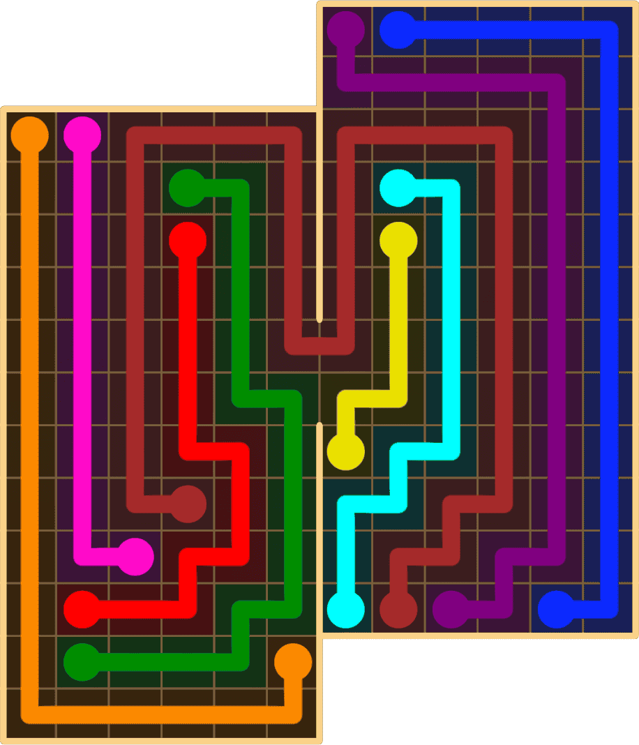 Flow Free 8924 Solution