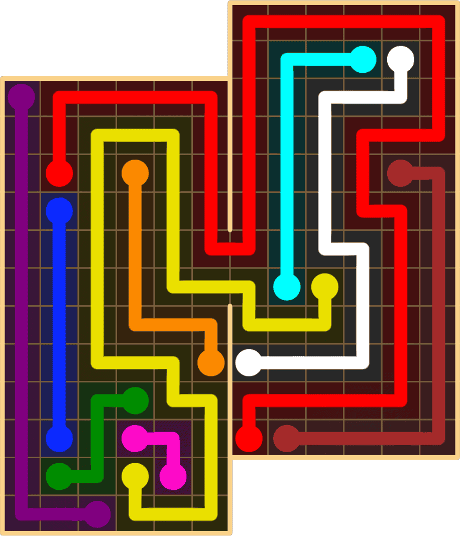 Flow Free 8925 Solution