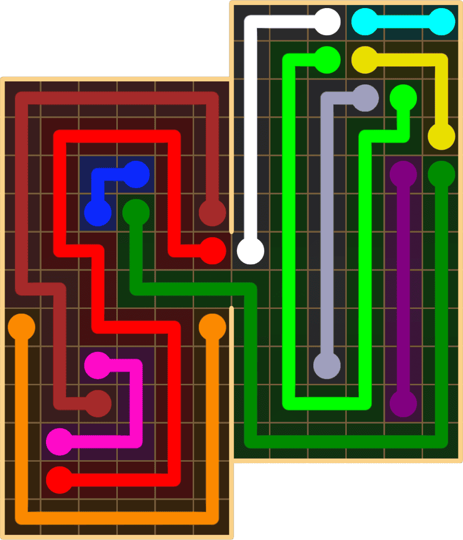 Flow Free 8936 Solution