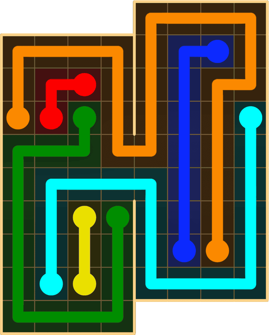 Flow Free 8801 Solution