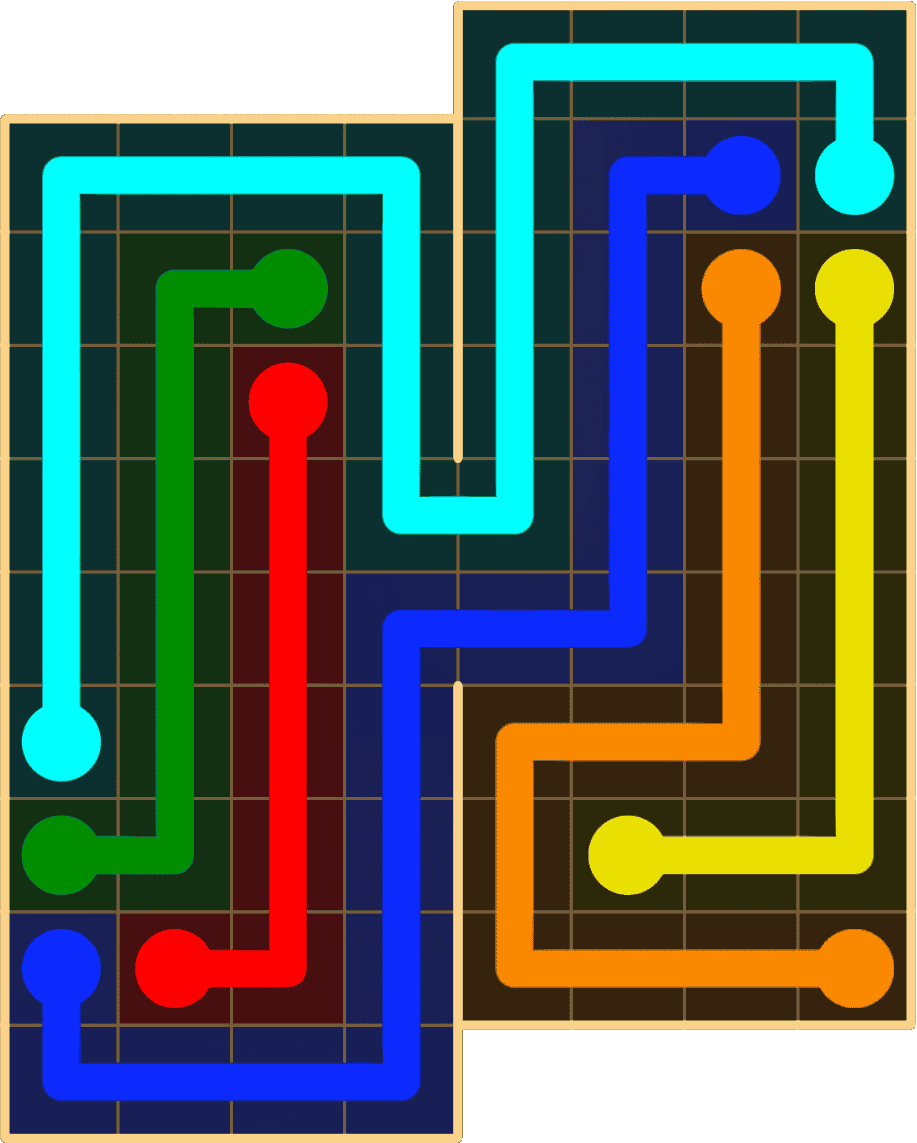 Flow Free 8803 Solution