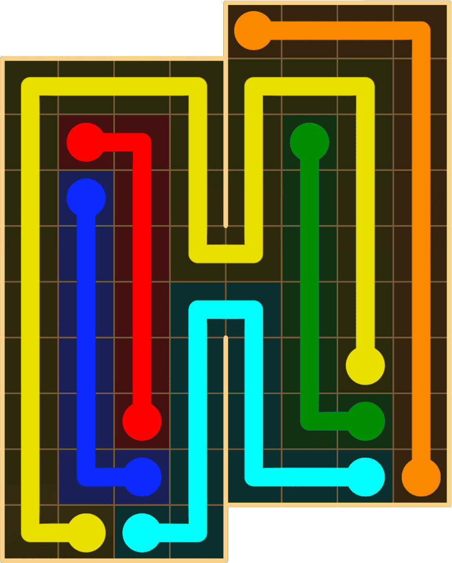 Flow Free 8806 Solution