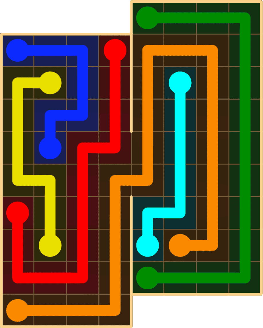 Flow Free 8807 Solution