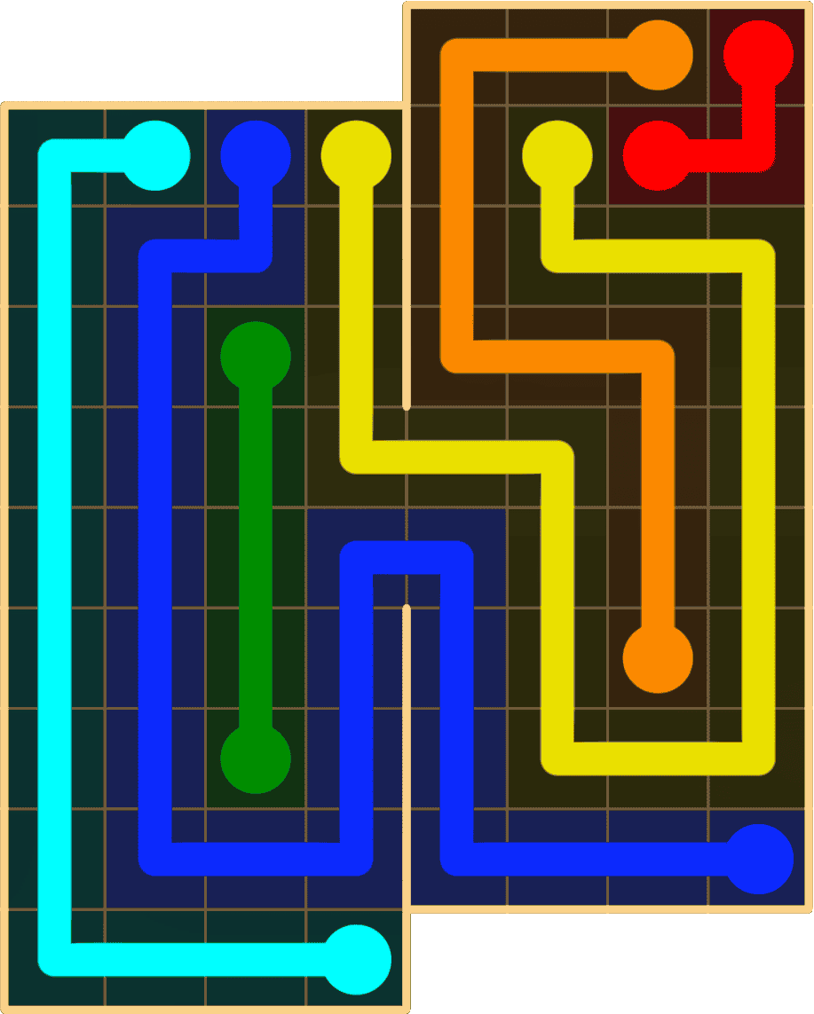 Flow Free 8813 Solution