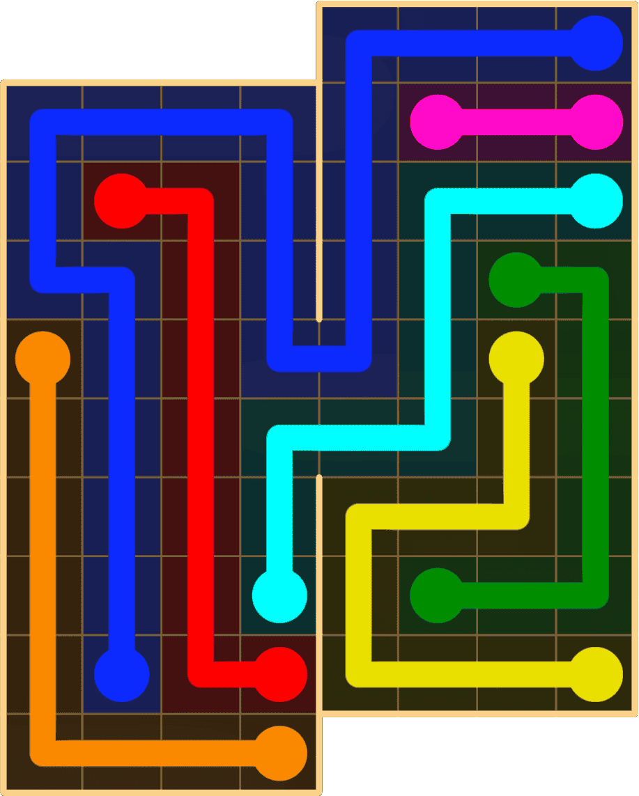 Flow Free 8817 Solution