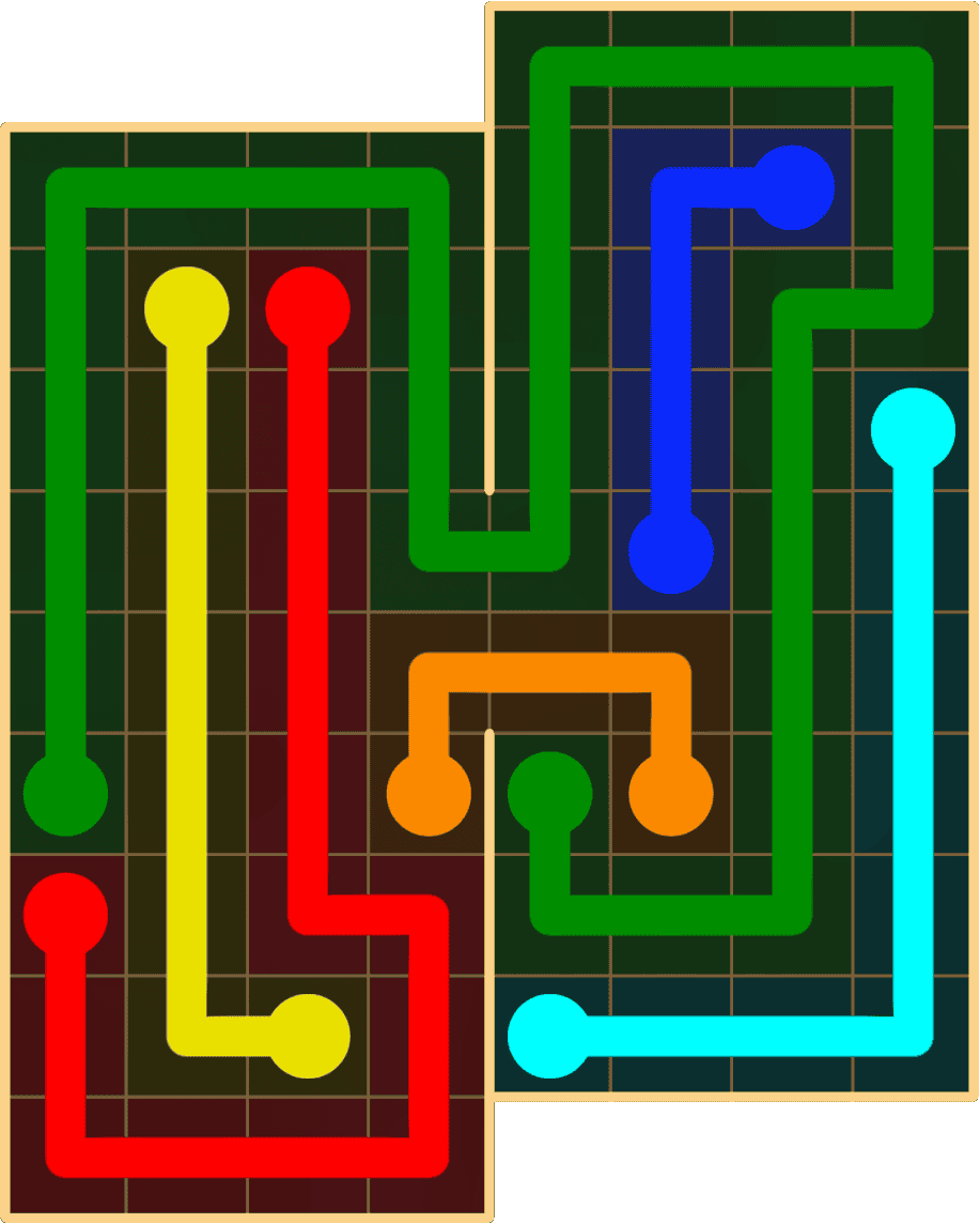 Flow Free 8819 Solution