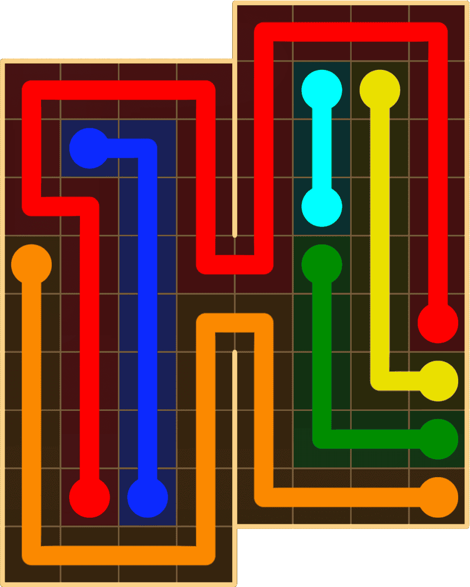 Flow Free 8795 Solution