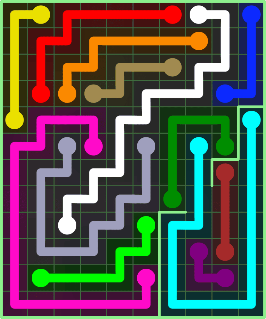 Flow Free 9122 Solution