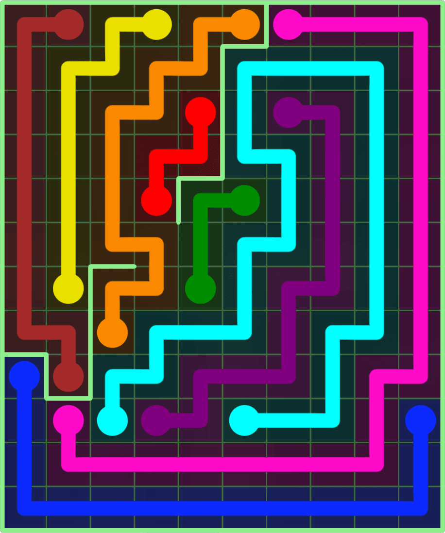 Flow Free 9126 Solution