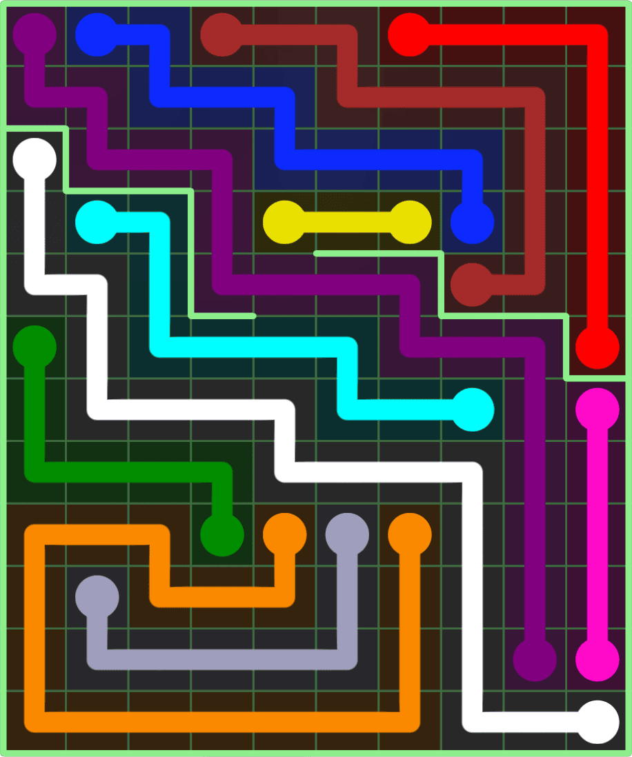 Flow Free 9127 Solution