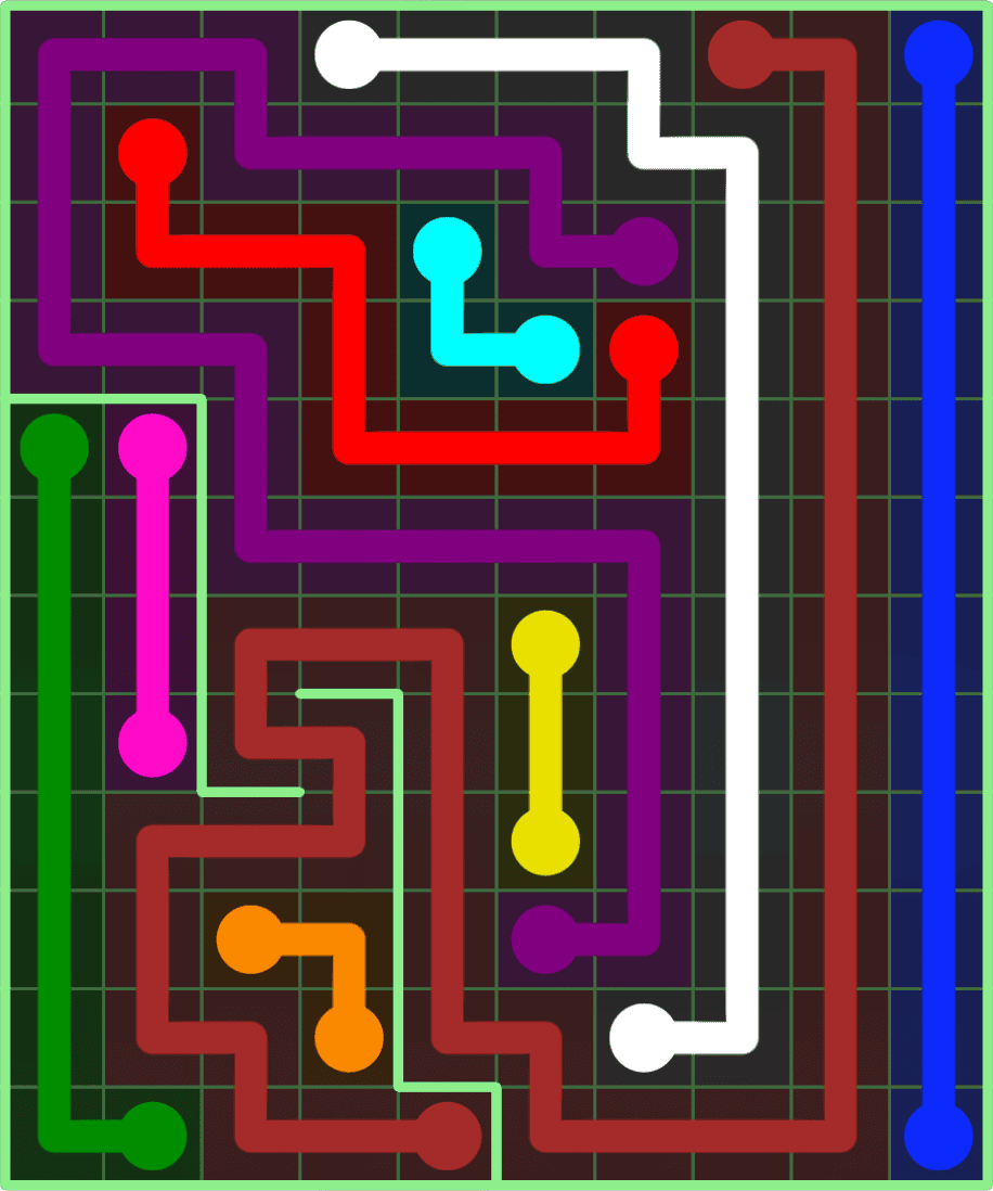 Flow Free 9128 Solution