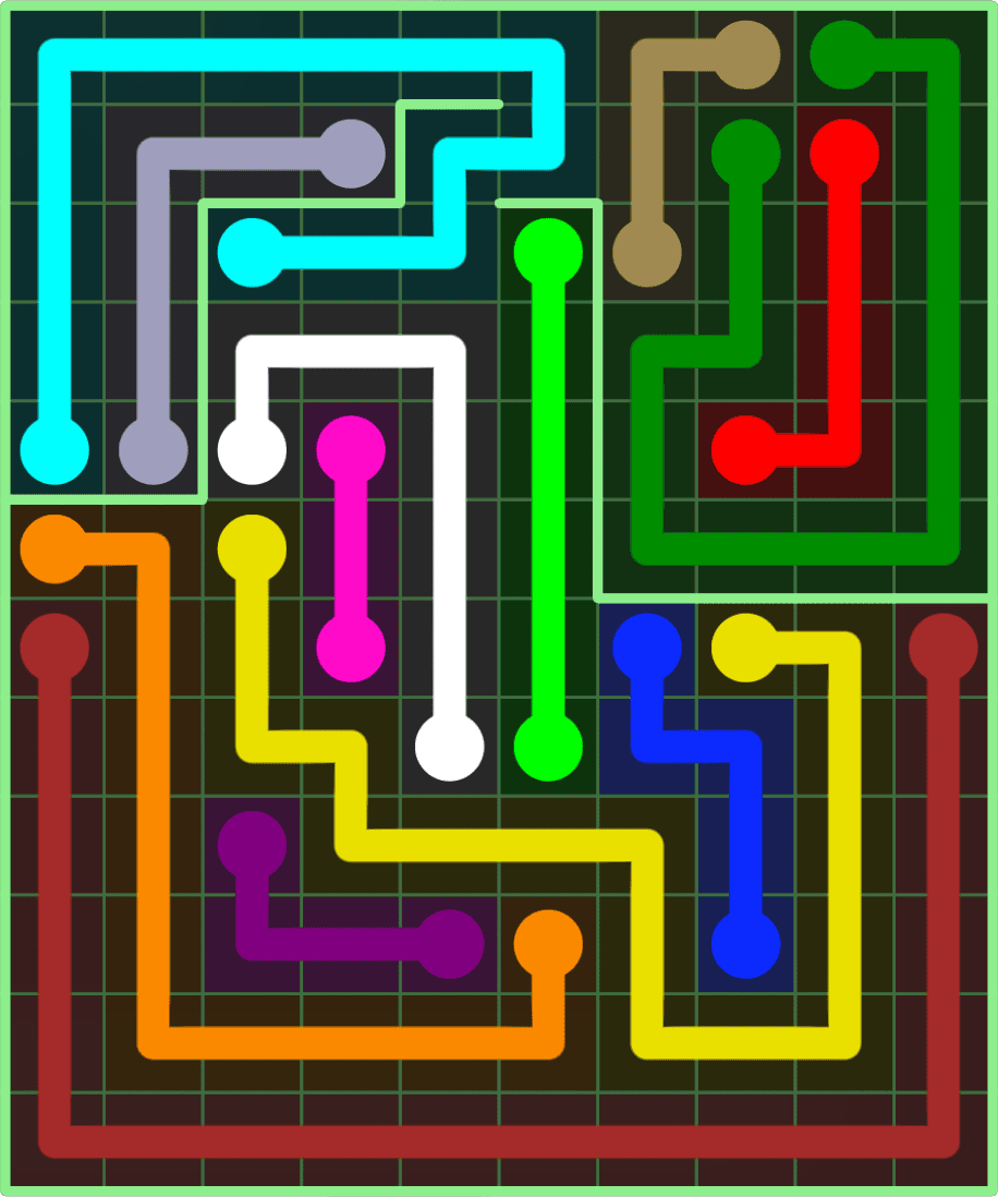 Flow Free 9130 Solution