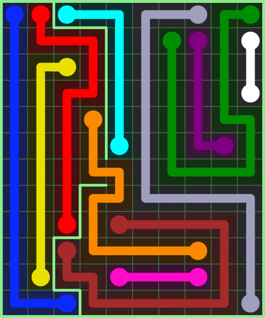 Flow Free 9137 Solution