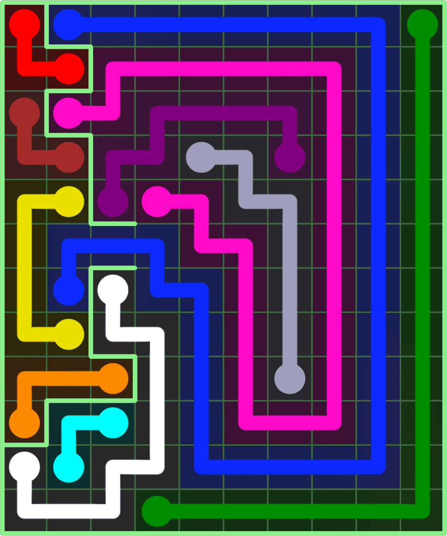 Flow Free 9143 Solution