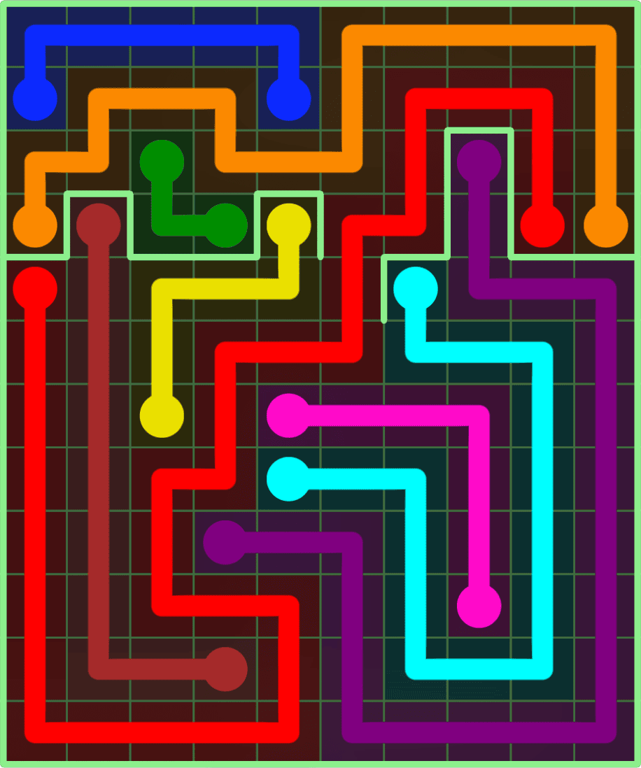 Flow Free 9144 Solution