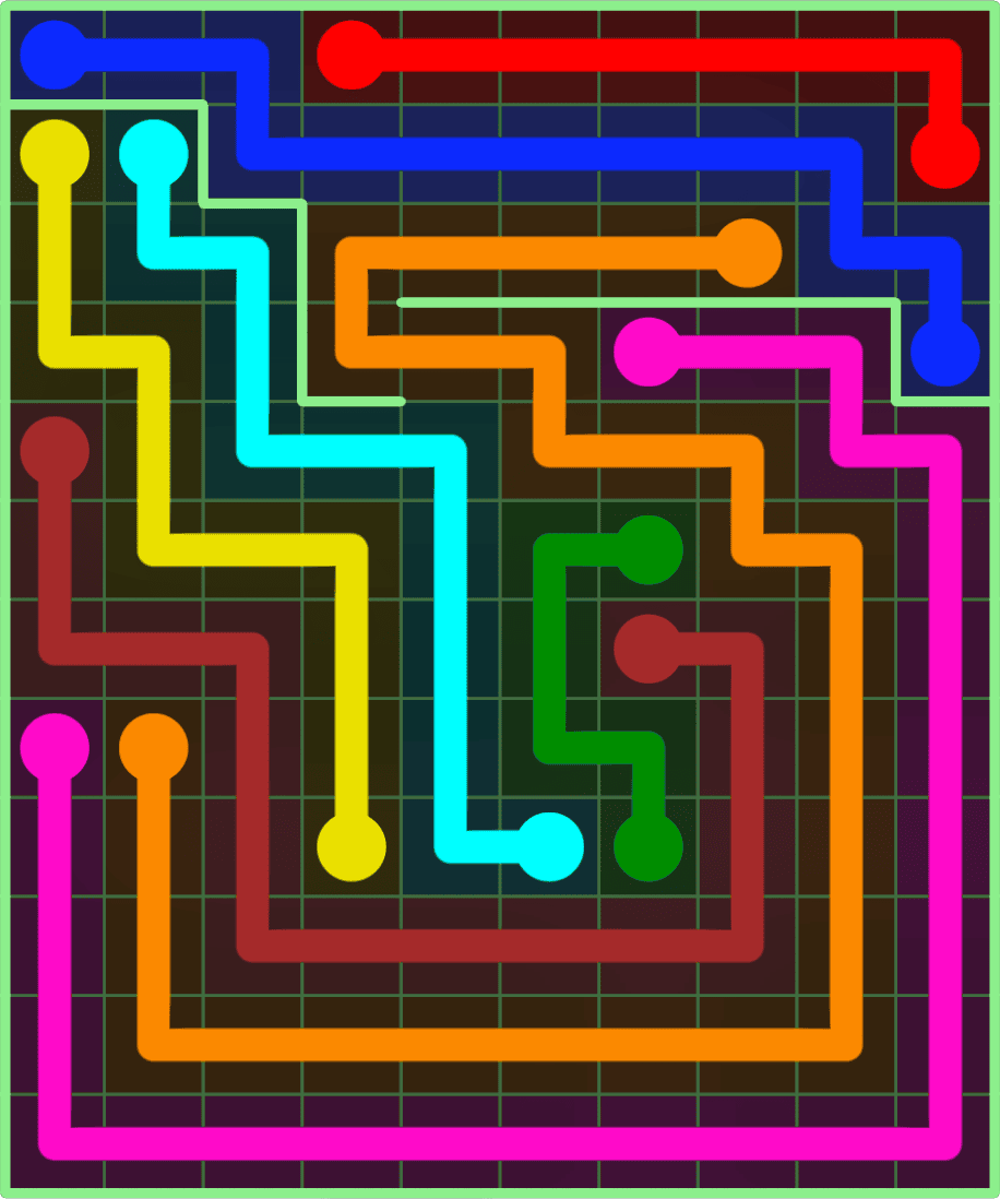 Flow Free 9145 Solution