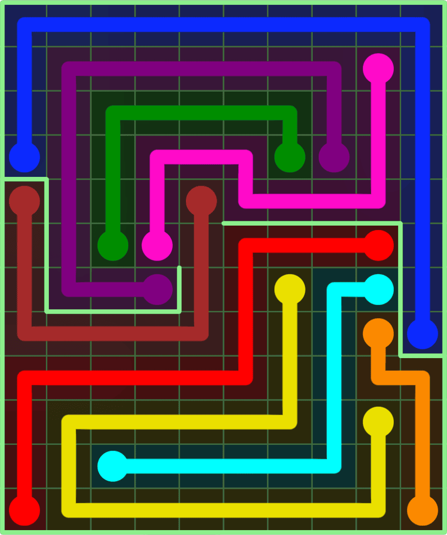 Flow Free 9146 Solution