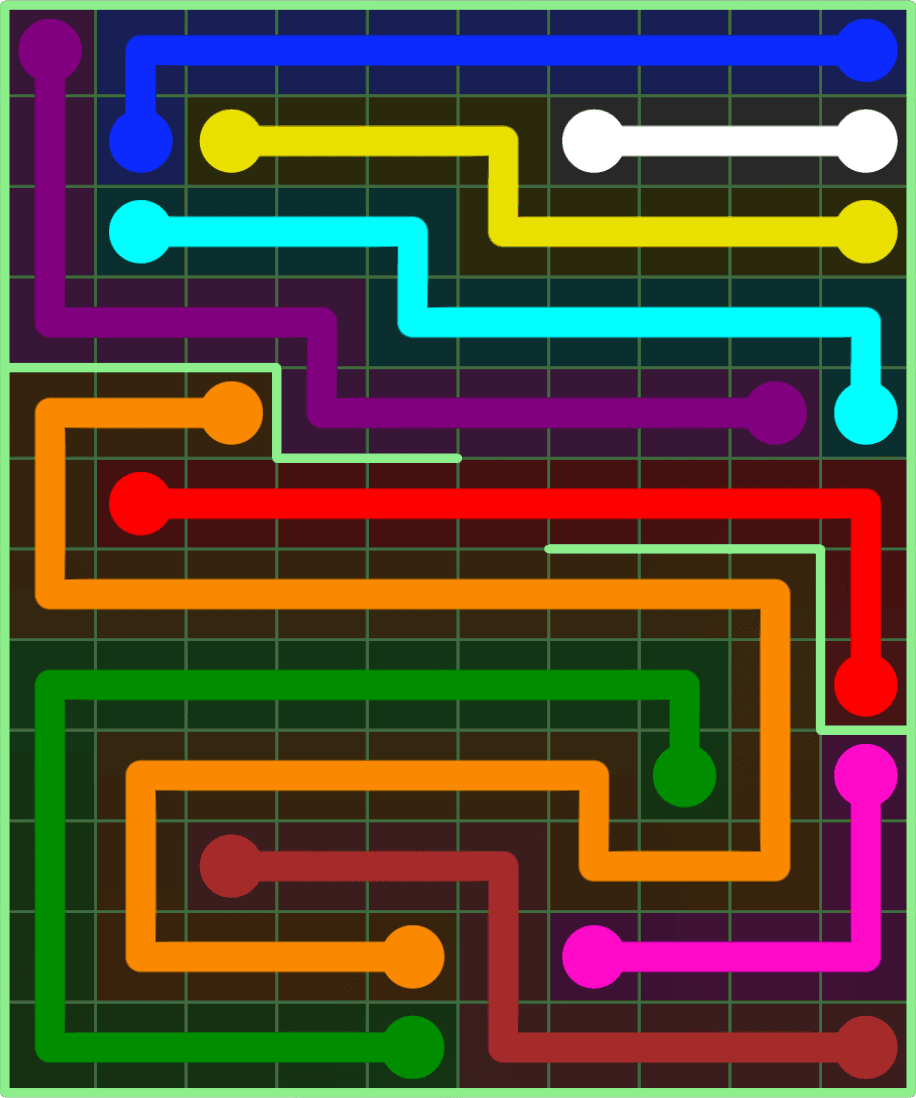 Flow Free 9148 Solution
