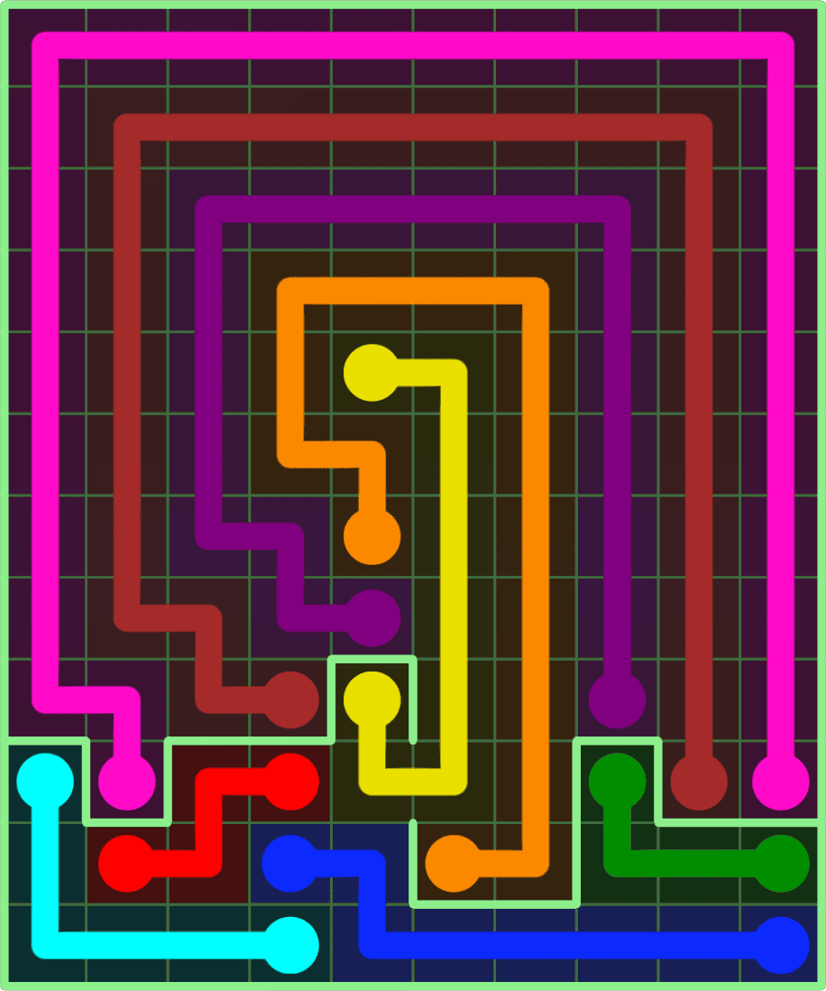 Flow Free 9150 Solution