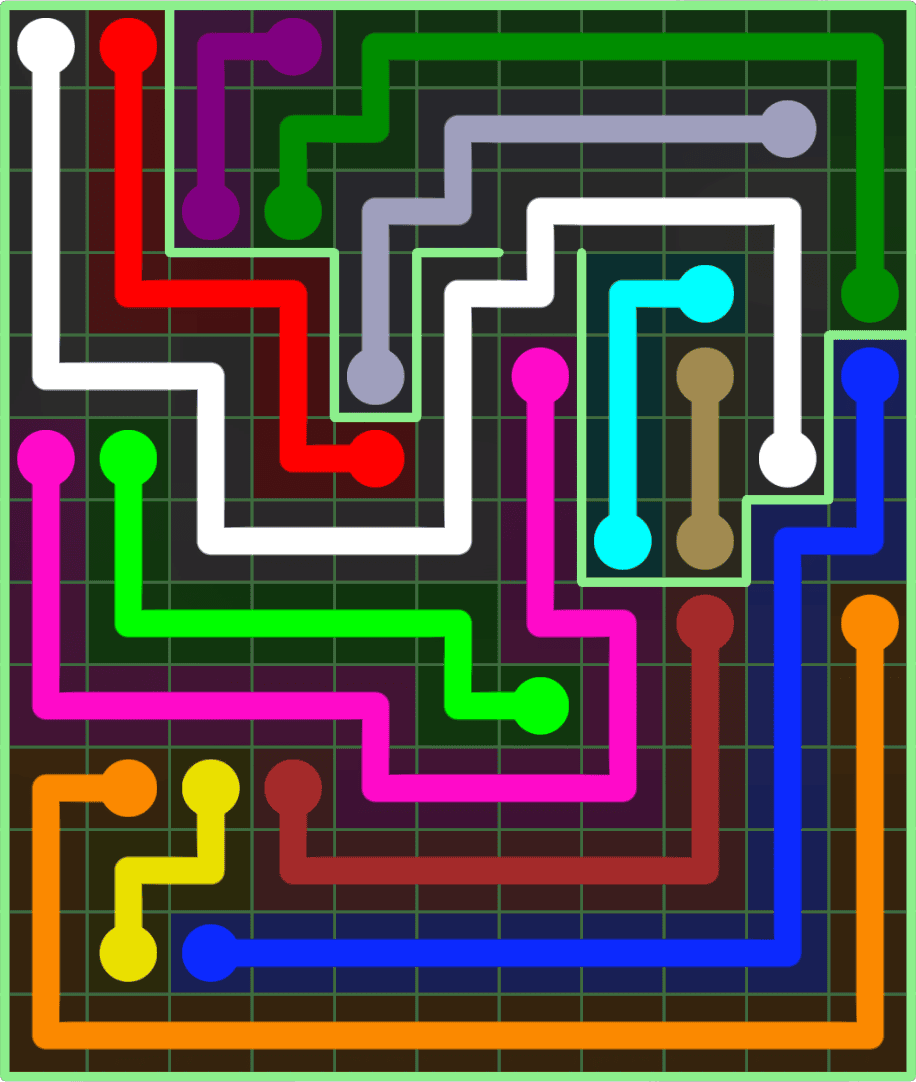 Flow Free 9156 Solution