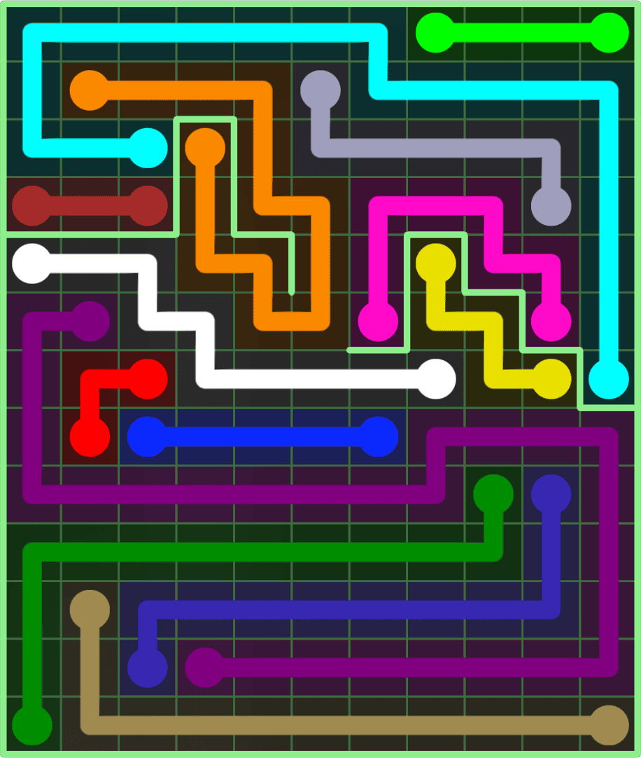 Flow Free 9157 Solution