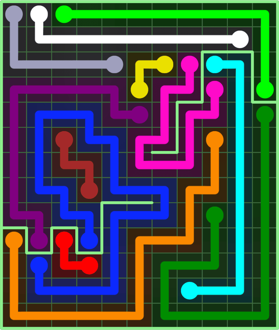 Flow Free 9158 Solution