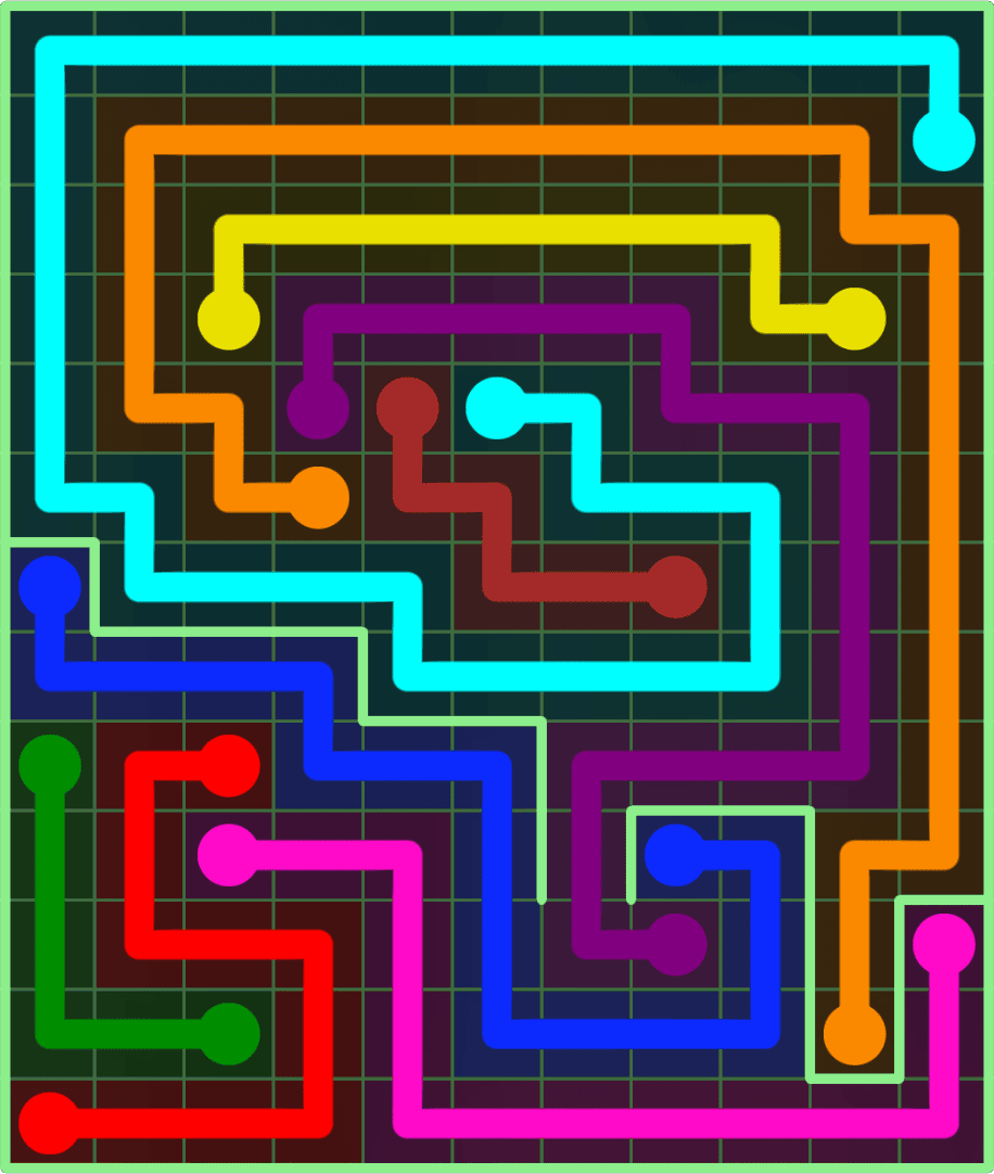 Flow Free 9159 Solution