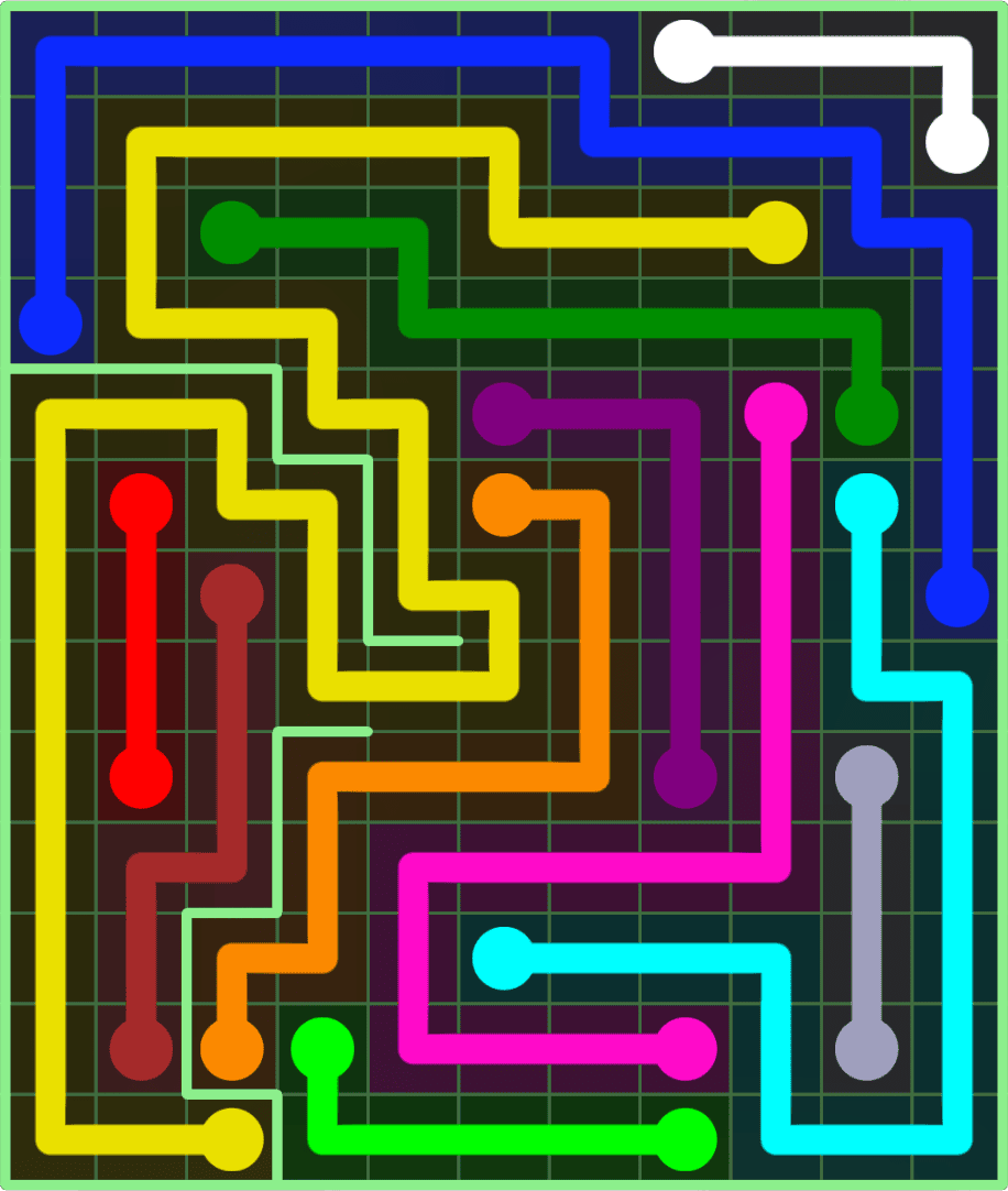 Flow Free 9161 Solution