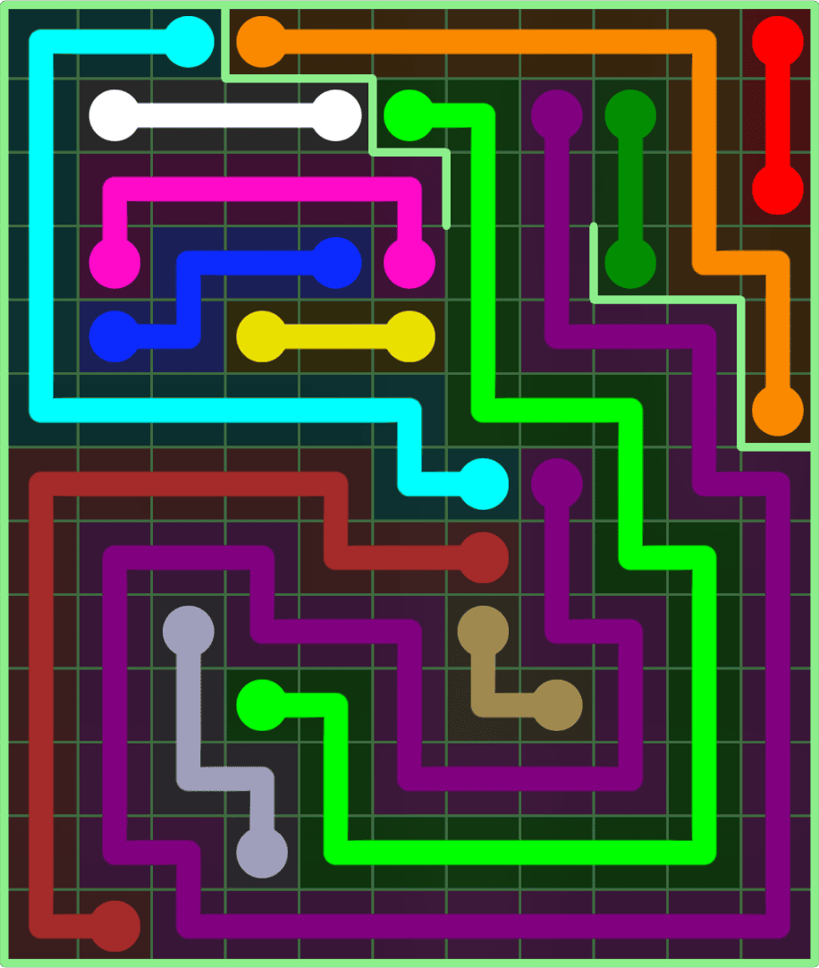 Flow Free 9162 Solution